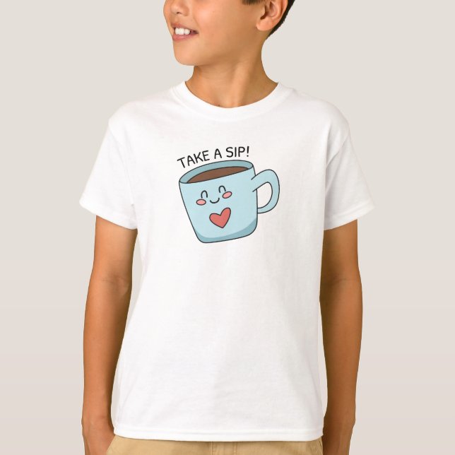 Cute cup love drawing T-Shirt (Front)