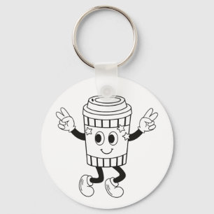 CUTE CUP ROLLIN KEYCHAIN