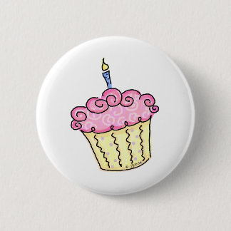 Cute Cupcake 2 Inch Round Button