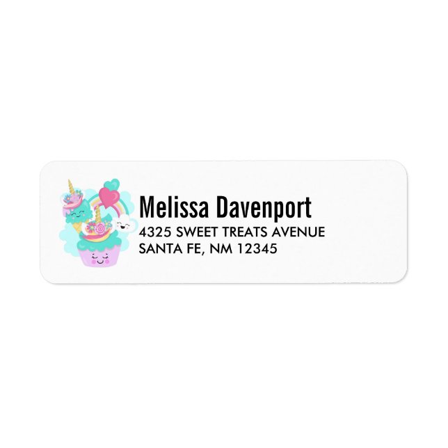 Cute Cupcake and Happy Ice Cream (Front)