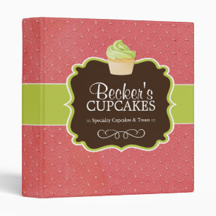 Cute Cupcake Binder