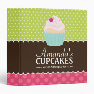 Cute Cupcake Binder