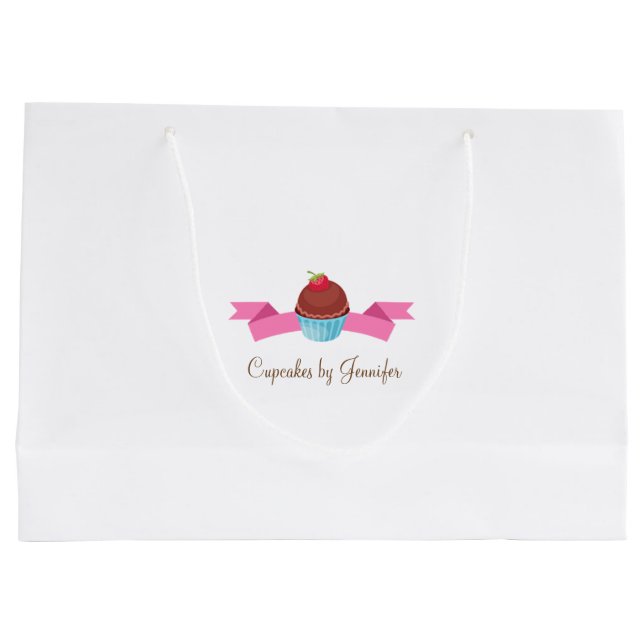 CUTE Cupcake Business Cadeau Sac cadeau (Dos)