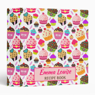 Cute Cupcake Dessert and Recipe Binder
