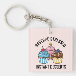 Cute Cupcake Keychain
