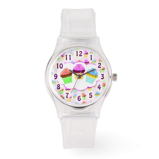 Cute Cupcake Love Watch (Front)