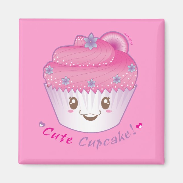 Cute Cupcake! Magnet (Front)
