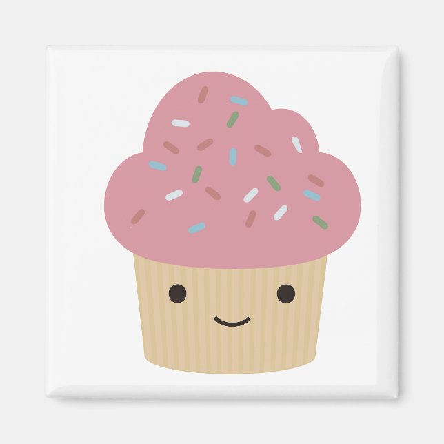 cute cupcake magnet (Front)