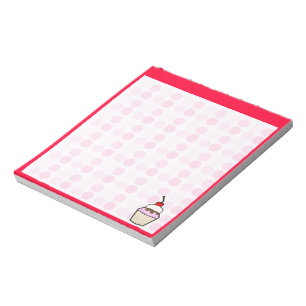 Cute Cupcake Notepad