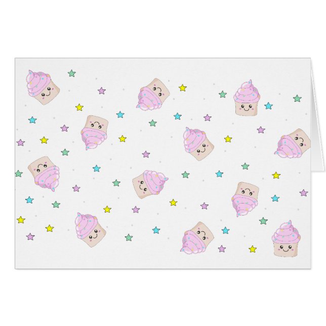 Cute cupcake pattern (Front Horizontal)