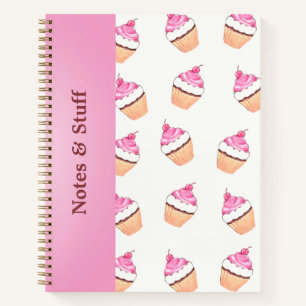Cute cupcake pattern Notebook