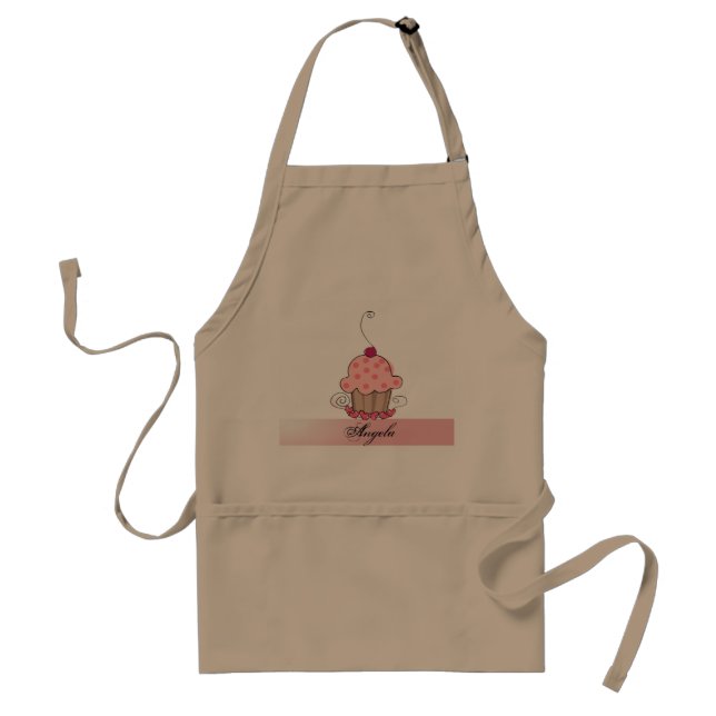 Cute Cupcake-Personalized Standard Apron (Front)