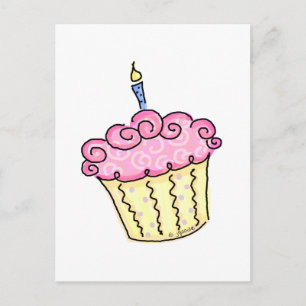 Cute Cupcake Postcard