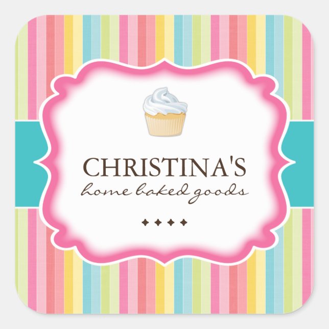 Cute Cupcake Stickers (Front)