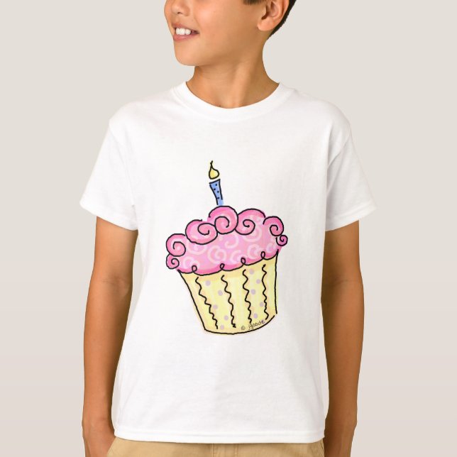 Cute Cupcake T-Shirt (Front)
