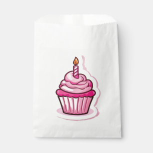 Cute Cupcake Theme for Birthday Girl Favour Bag