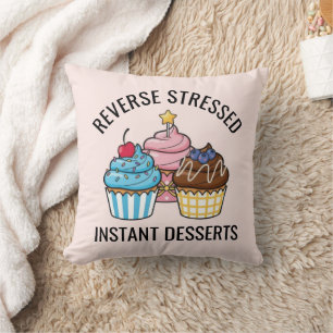 Cute Cupcake Throw Pillow