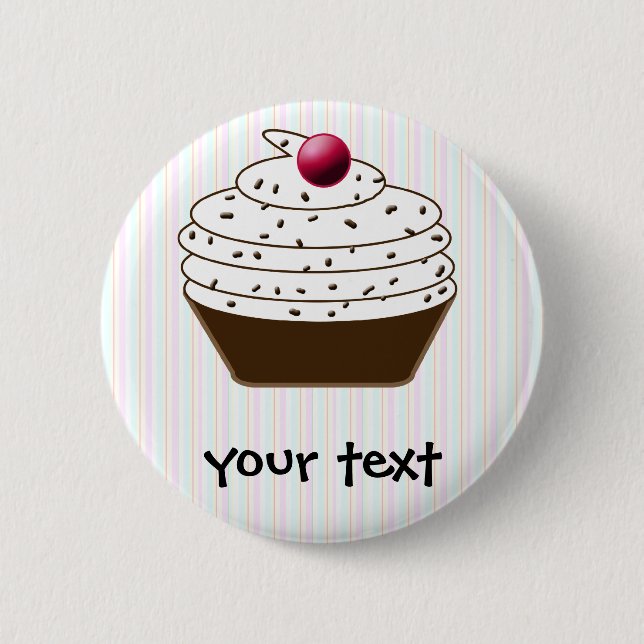 Cute Cupcakes 2 Inch Round Button (Front)