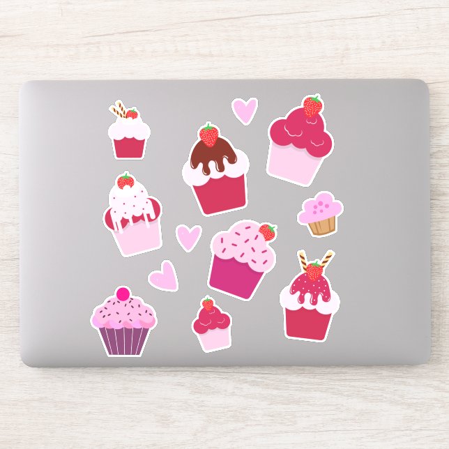 Cute Cupcakes and Strawberry Shortcakes (Computer)