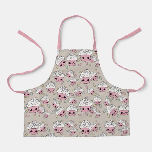 Cute Cupcakes  Apron (Front)