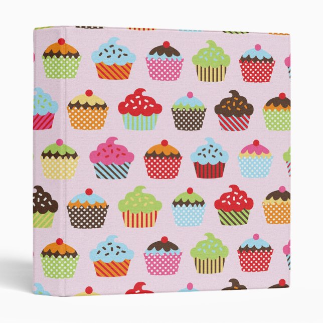 Cute Cupcakes Binder (Front/Spine)