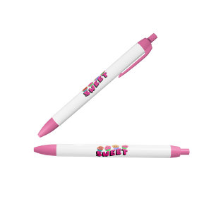 Cute cupcakes black ink pen