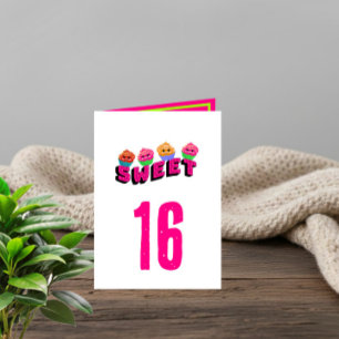 Cute cupcakes holiday card