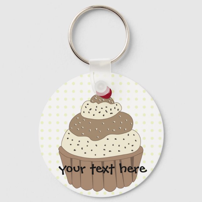 Cute Cupcakes Keychain (Front)