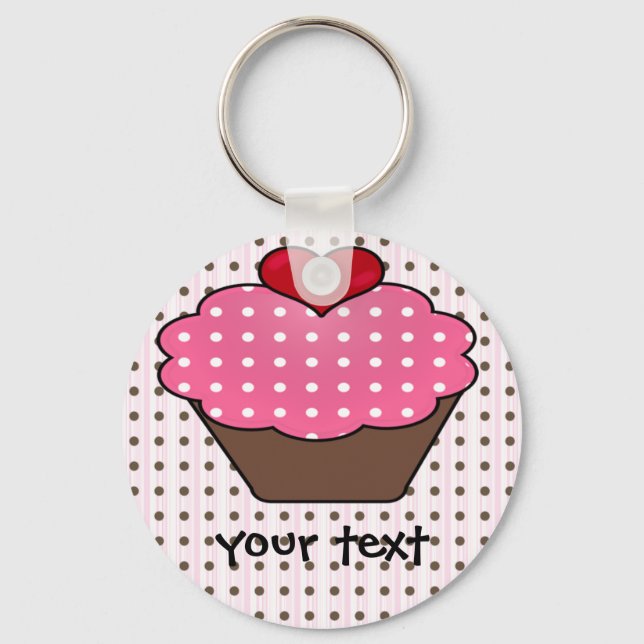 Cute Cupcakes Keychain (Front)