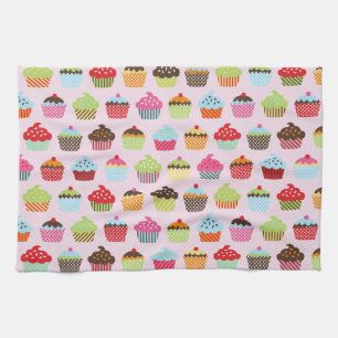 Cute Cupcakes Kitchen Towel