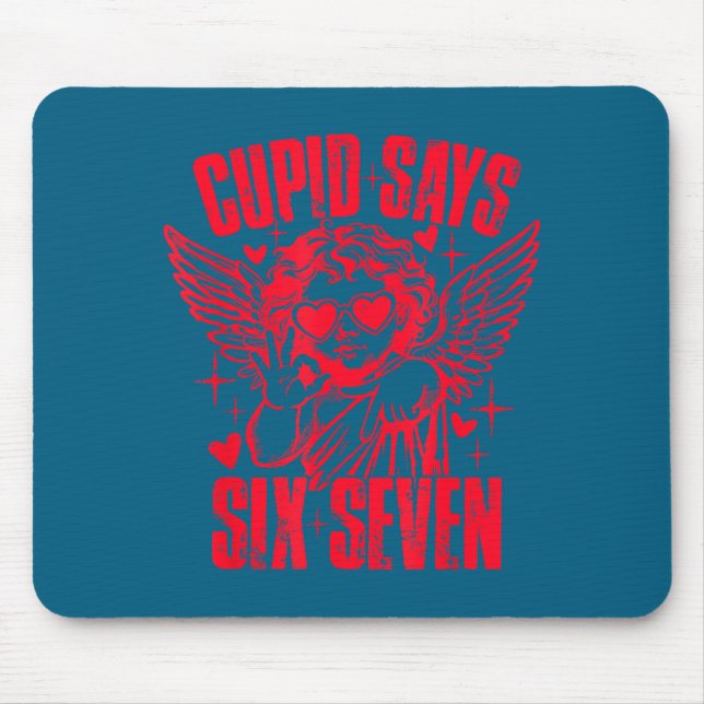 Cute Cupid Days 67 6 7 Mouse Pad (Front)