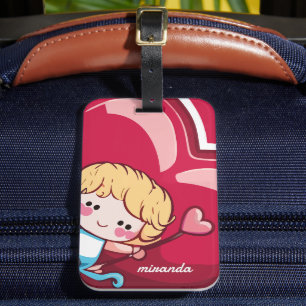 Cute Cupid Luggage Tag