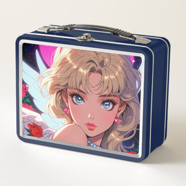 Cute Cupid Metal Lunchbox (Front)