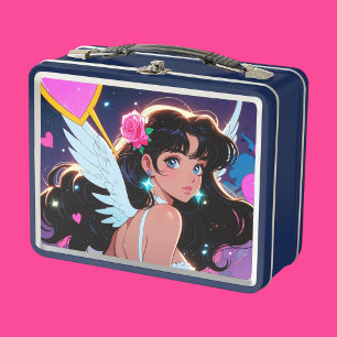 Cute Cupid Metal Lunchbox