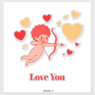 Cute Cupid With Bow And Arrow