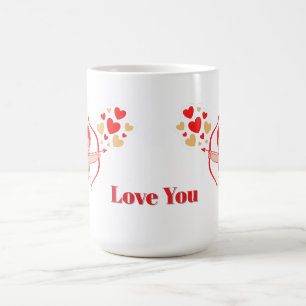 Cute Cupid With Bow And Arrow Coffee Mug