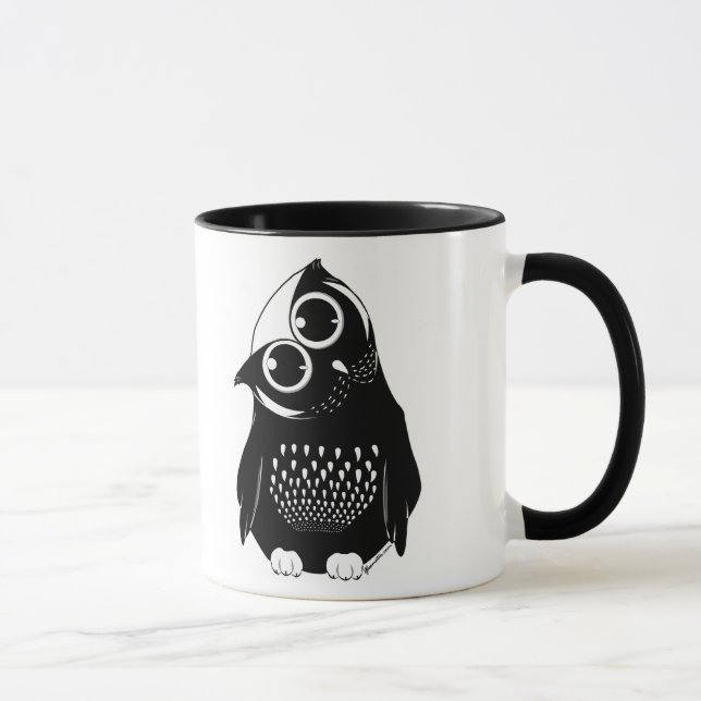 Cute Curious Owl Mug (Right)