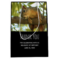 Cute & Curious Squirrel Nature Photo - Thank You