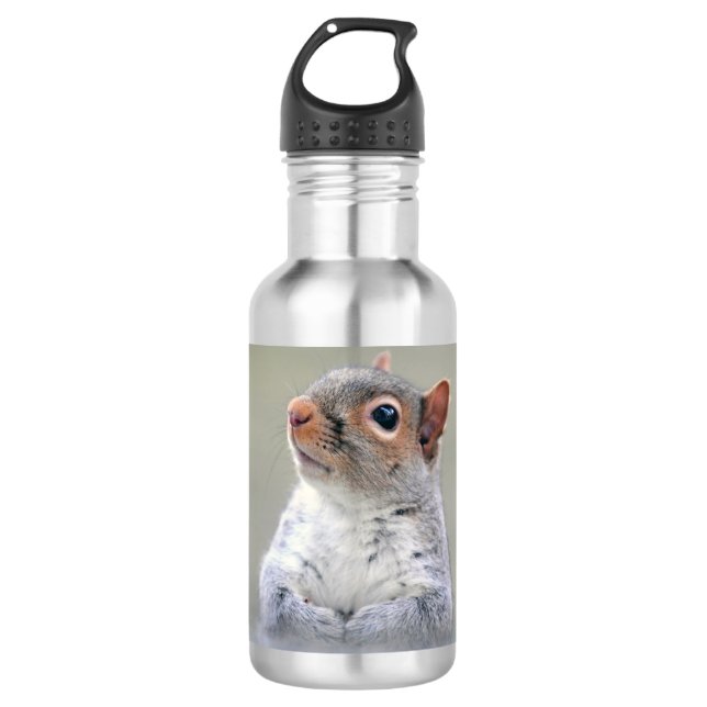 Cute Curious Squirrel Profile Photo 532 Ml Water Bottle (Front)