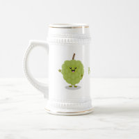 Cute custard apple cherimoya cartoon 