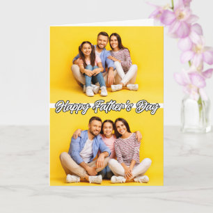 Cute Custom 2-photos Template Father's Day