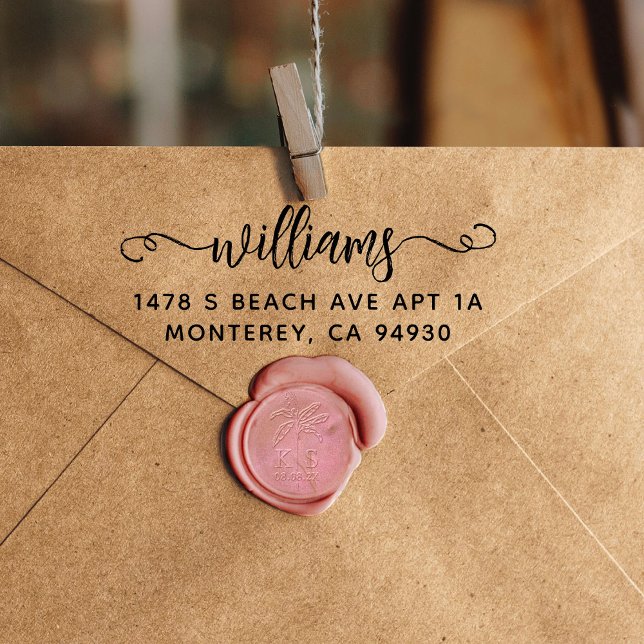 Cute Custom Address Stamp With Script Font (Creator Uploaded)