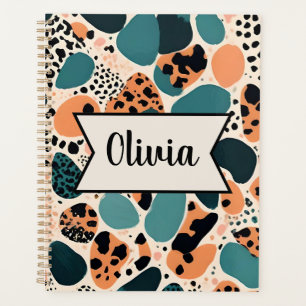 Cute Custom Animal Print Planner