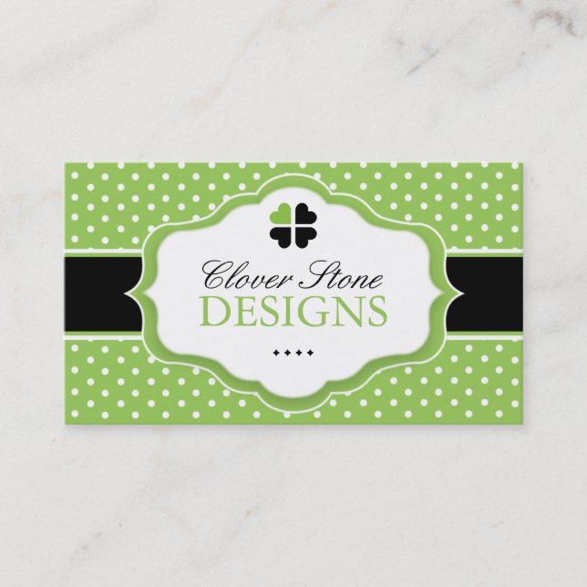 Cute Custom Business Card (Front)