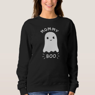 Cute Custom Cartoon "BOO" Ghost Sweatshirt