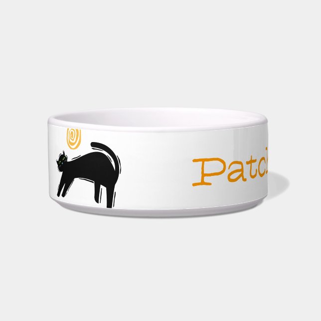 Cute Custom Cat Bowl (Left)
