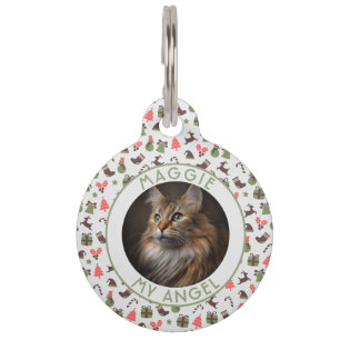 Cute Custom Dog Owner Gift Christmas  Pet Tag