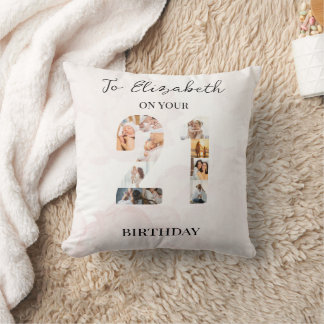 Cute Custom  Family Photo Throw Pillow
