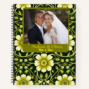 Cute Custom Floral Notebooks