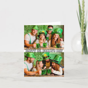 Cute Custom Modern 2-photos Template St. Paddys